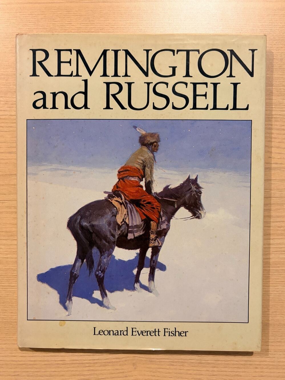 Remington Russell Book Western Art Leonard Everett Fisher Vintage
